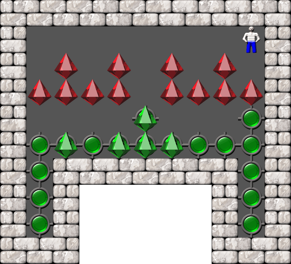 Сокобан Bugs collection 3 уровень 31